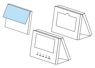 A frame video book design
