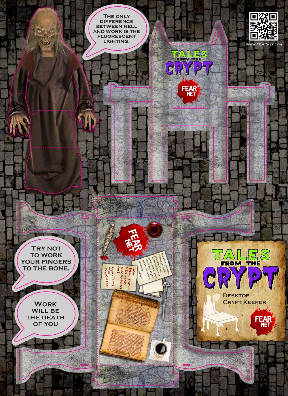 pop out crypt keeper for fear net by premium shapes