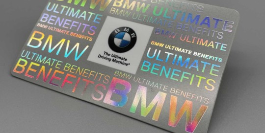 BMW membership card