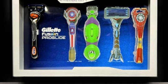 Avengers Gillette promotional case