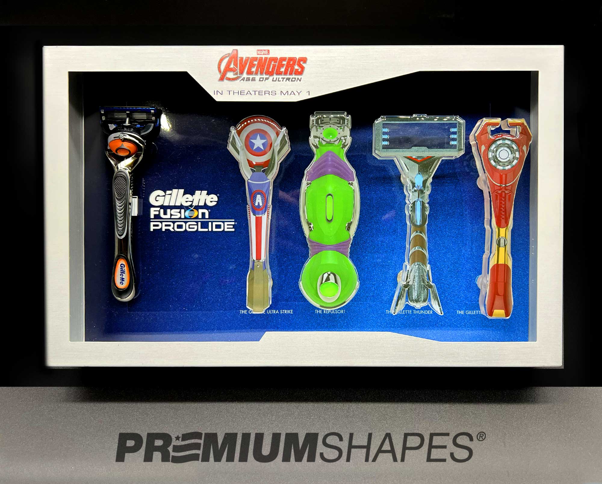 Avengers Gillette promotional case